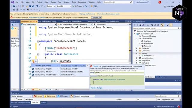 ? Crea un Api Web con ASP .NET Core, Entity Framework Core 5 y SQL Database | Latino .NET Online смотреть онлайн