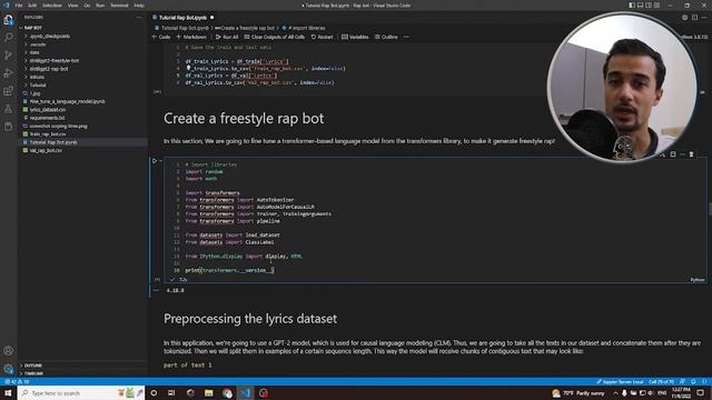 Build AI Tool to Generate Lyrics with Open source Large Language Model - Python NLP Project, Gradio смотреть онлайн