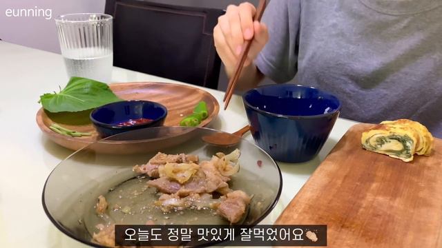 ENG) vlog 🍎브리치즈사과 샌드위치, 라이스페이퍼 계란말이, 돼지불백 만들고 🥕당근라페 샌드위치, 시원한 열무국수, 🧇와플팬에 모닝빵 구워먹는 일상 요리 브이로그 смотреть онлайн