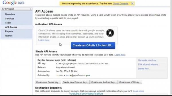 Включение Google Maps Android API и получение API key для разработки приложений