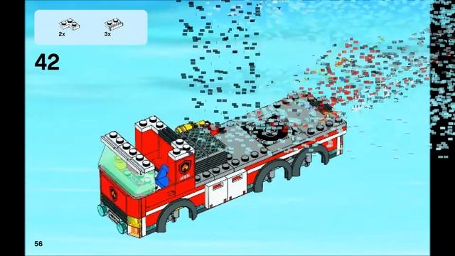Пожарная часть 60004 LEGO SITY - FIRE STATION LEGO №4 смотреть онлайн