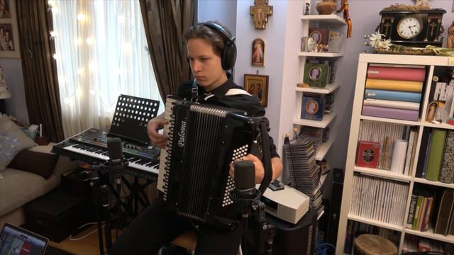 Polonez Ogińskiego na akordeonie смотреть онлайн
