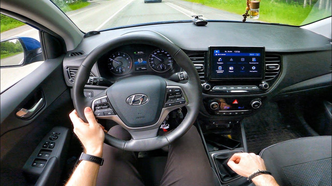 2021 Hyundai Solaris 1.6 MT - POV TEST DRIVE смотреть онлайн