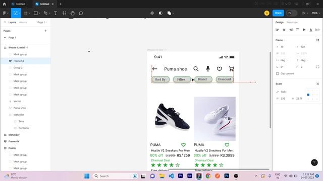 ECommerce App UI | Figma UI Tutorial смотреть онлайн