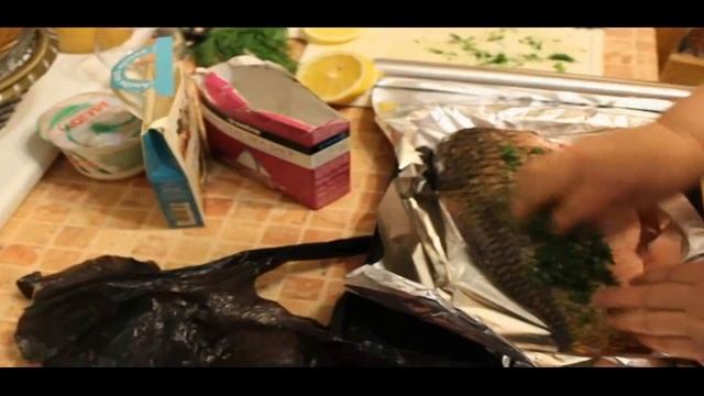 Запекаем карпа fish carp larussia смотреть онлайн