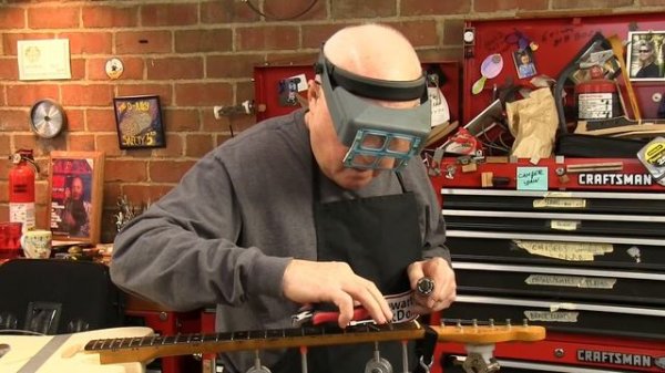 Removing the frets on the Mike Bloomfield Tele