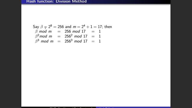 CS32 Hash Tables I: 03 Division Method смотреть онлайн