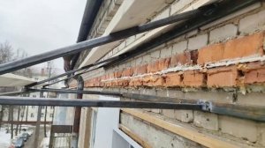 Крыша на балкон последнего 5 этажа в г.Королёв/Установка козырька/Ремонт кровли/Течёт крыша балкона