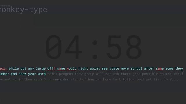 Last 10 Minutes of my 1 HOUR Monkey-Type Test смотреть онлайн