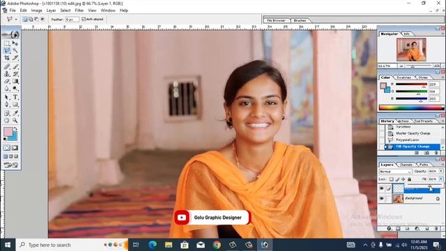 Photoshop me photo ka dress kaise change kare | how to change dress in Photoshop | #photoshop смотреть онлайн