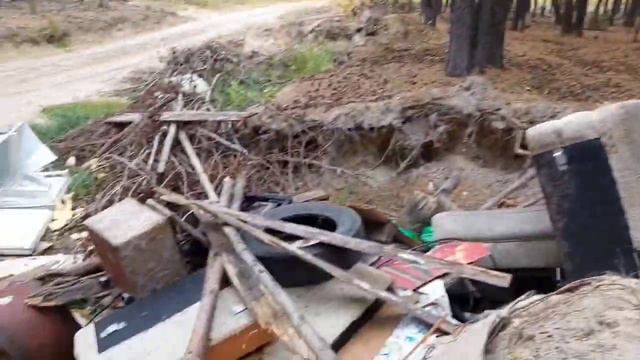 Сегодня принял участие в санитарной очистке территории в районе СОНТ "Орбита" рядом с карьером. смотреть онлайн