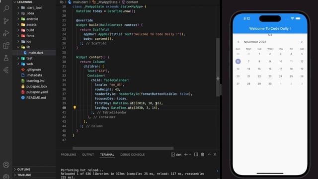 How To Create A Flutter Table Calendar In Just 5 Minutes! смотреть онлайн