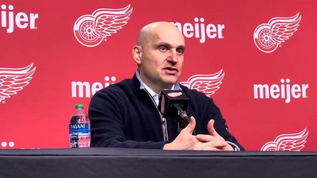 Postgame comments: Derek Lalonde comments after Red Wings 6-1 win over Blues смотреть онлайн