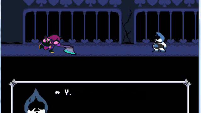 Deltarune- Susie Vs Lancer