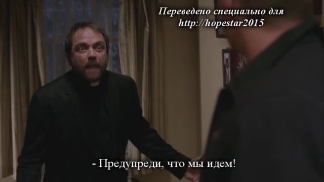 Dean and Crowley. Supernatural 11x02 / Кроули и Дин. rus sub смотреть онлайн