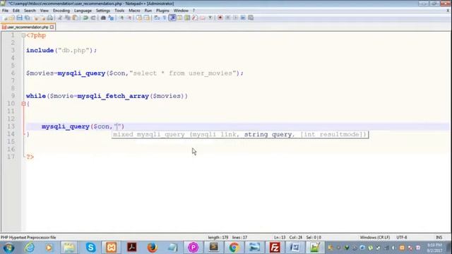 RECOMMENDATION ENGINE TUTORIAL IN PHP :-PART 5 смотреть онлайн