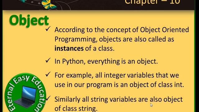 TN 12th computer science (chapter - 10) Python classes and object (part - 1) смотреть онлайн