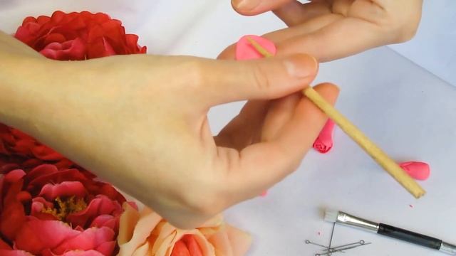 Мастер-класс "Как слепить розочки из полимерной глины FIMO" смотреть онлайн