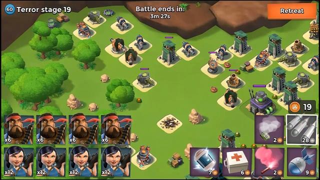 Dr. Terror Takedown with Hooka unboosted (Stage 17-20) - Boom Beach Strategy смотреть онлайн