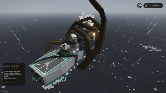 OB  I Fought the KRAKEN with a Military Ship in Stormworks Multiplayer!