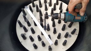 Перосъемная машина из строительного бака своими руками