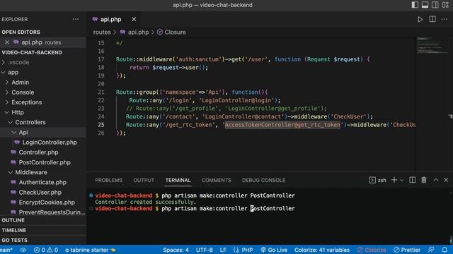Laravel Make Controller in Folder смотреть онлайн
