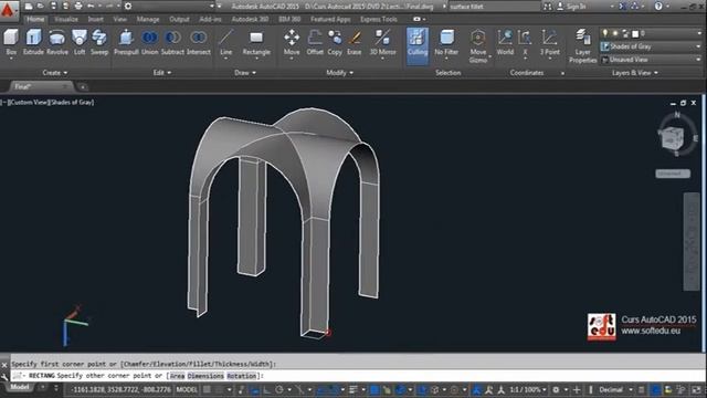 Secventa de Curs Autocad 2015 - 2023, DEMO смотреть онлайн