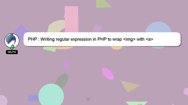 PHP : Writing regular expression in PHP to wrap img with a смотреть онлайн