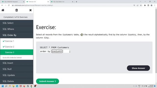 2 sql Order By, Insert Into смотреть онлайн