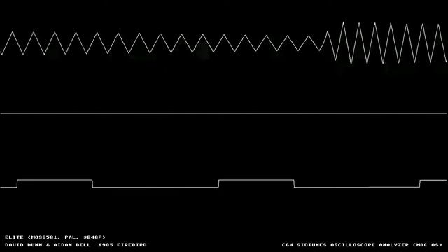 C64 "Elite" Oscilloscope View from David Dunn & Aidan Bell 8 bit смотреть онлайн