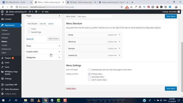 One Page Navigation making with Visual Composer 2019 I Landing page webiste смотреть онлайн
