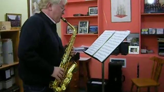 Bach Courante Solo Sonata in A minor transc. for saxophone смотреть онлайн
