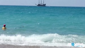 Water side resort & spa пляж, побережье отеля, море. Турция 2018