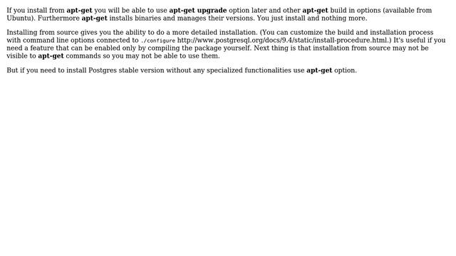 Databases: Install PostgreSQL using source code or using apt-get? (2 Solutions!!) смотреть онлайн