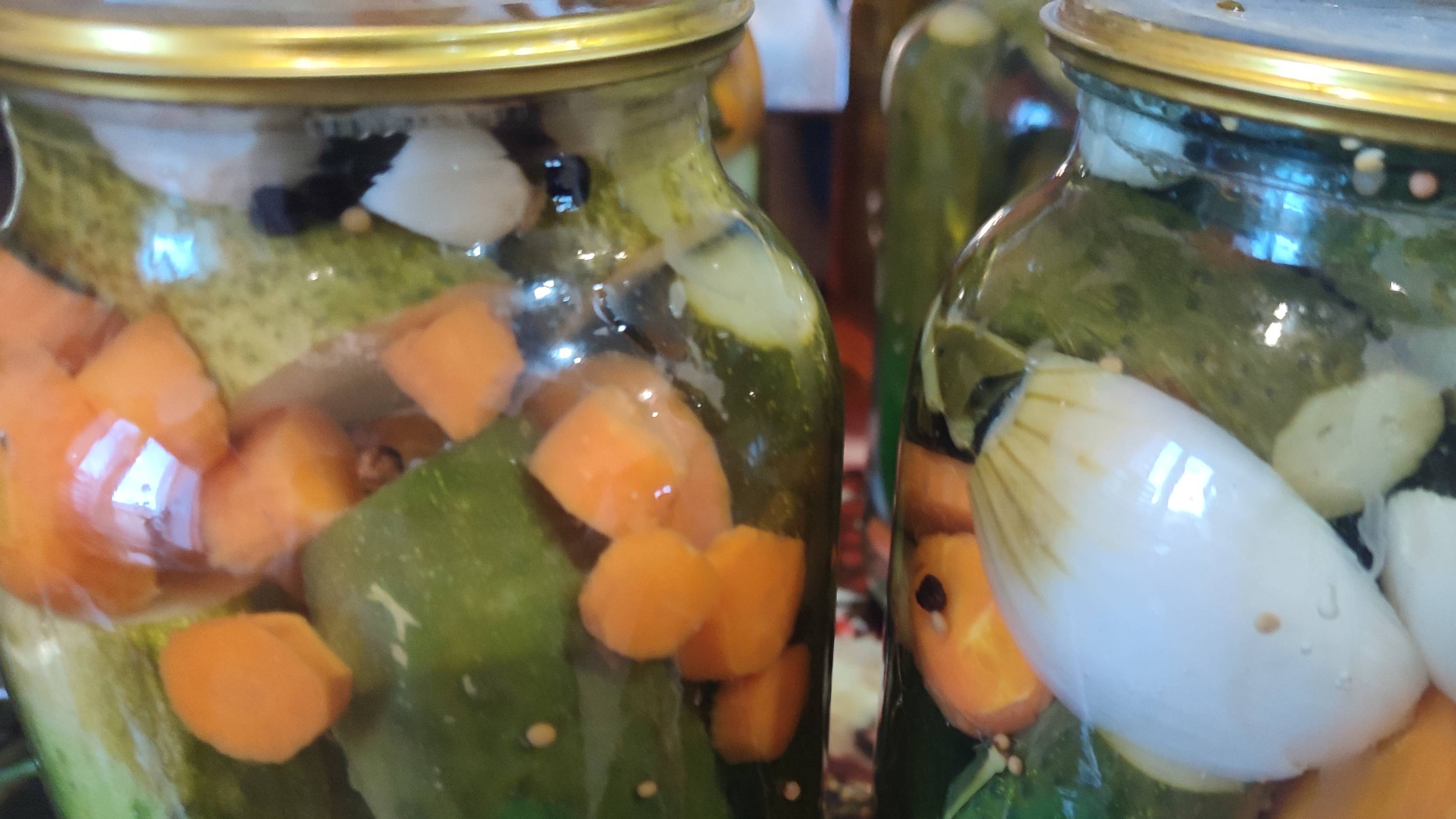 ОГУРЦЫ маринованные с луком и морковью! Восхитительный способ на зиму! смотреть онлайн