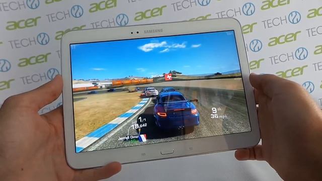 Samsung Galaxy Tab 3 10.1 Real Racing 3 Gameplay video | Tech2.hu смотреть онлайн
