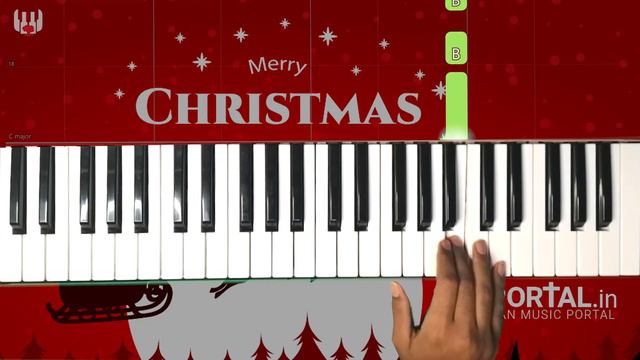 jingle bells Piano Easy Slow Tutorial Theme Song смотреть онлайн