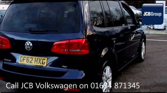 2012 Volkswagen Touran SE TDI DSG 1.6l Night Blue Metallic GF62HXG for sale at JCB VW Medway смотреть онлайн