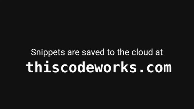 Save Code - VS Code Extension for code snippets смотреть онлайн