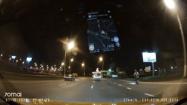 Монстр на дороге))). Моноколесо смотреть онлайн