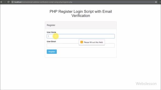 Email Address Verification Script using PHP смотреть онлайн