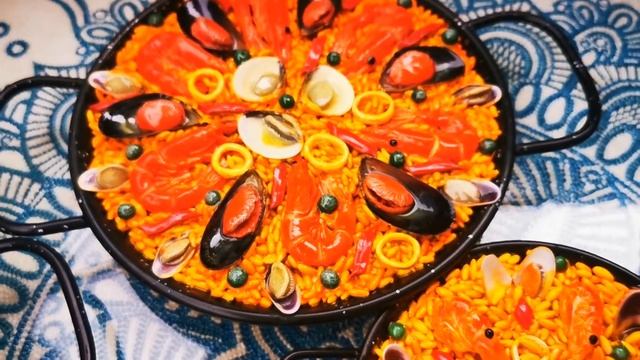 Декоративные кухонные часы "Паэлья" ручной работы. #RelojDecorativoHechoAmano смотреть онлайн