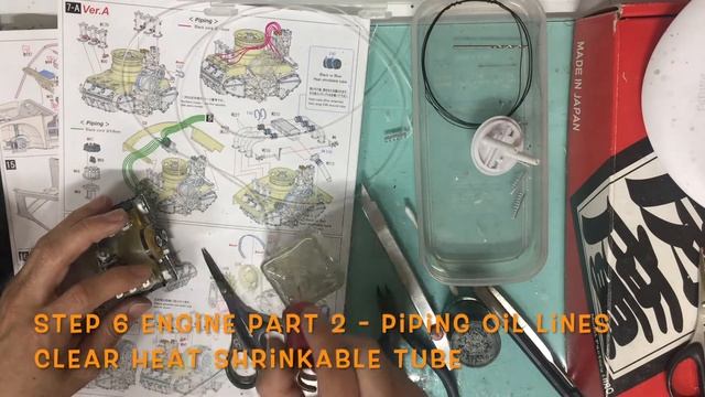 Building 1/12 Porsche 911 Carrera RSR Turbo Model Factory Hiro : Step 6 Engine Part 2 - Assemble смотреть онлайн