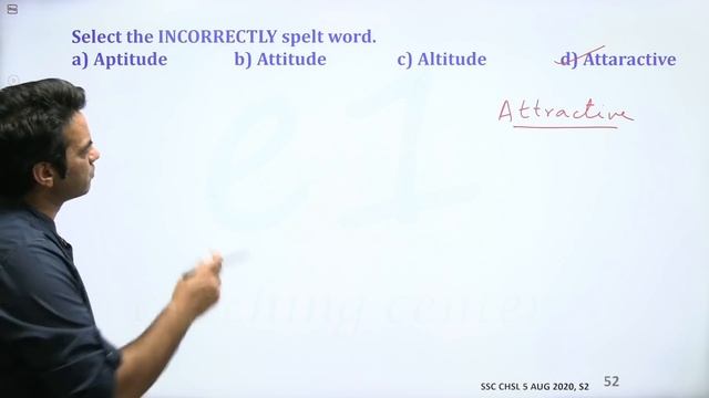 Misspelt Words for SSC CGL, CHSL, MTS, CPO Previous year difficult questions смотреть онлайн