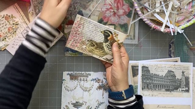 #roxysweeklychallenge | Tutorial | Journal cards with vellum pockets made with postcards | Week 17 смотреть онлайн
