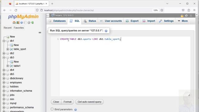 Code copy table from one database to another database in MYSQL phpmyadmin смотреть онлайн