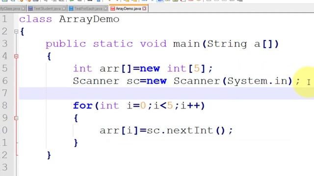 Types of Arrays in java / Ragged Array in Java with example / Arrays in java with example смотреть онлайн