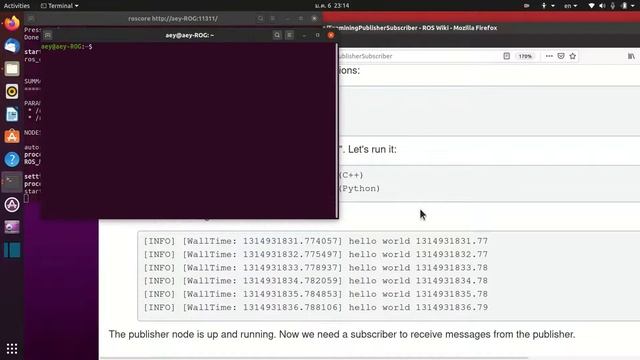 ROS Tutorial 13 - Running Pub and Sub (cpp and Python) смотреть онлайн