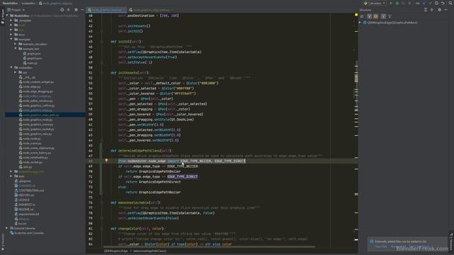 Node Editor Tutorial 56: Fixing our Edges смотреть онлайн