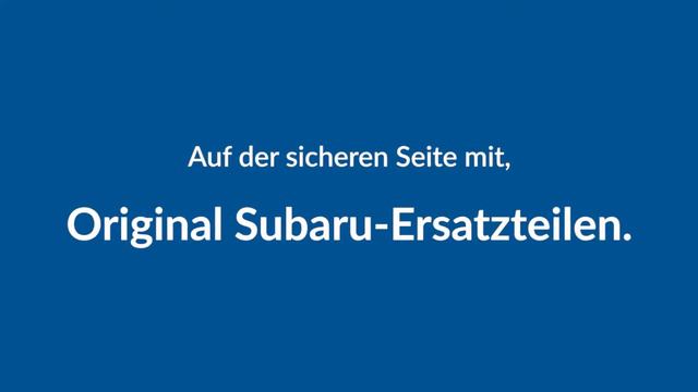 SUBARU After Sales: Oil Filter - Deutsch смотреть онлайн